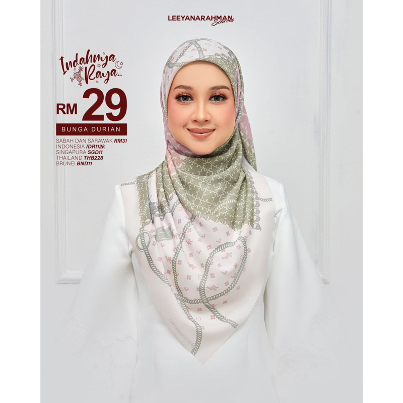 ผ้าคลุมแบรนด์ Leeyanarahman Indahya Raya