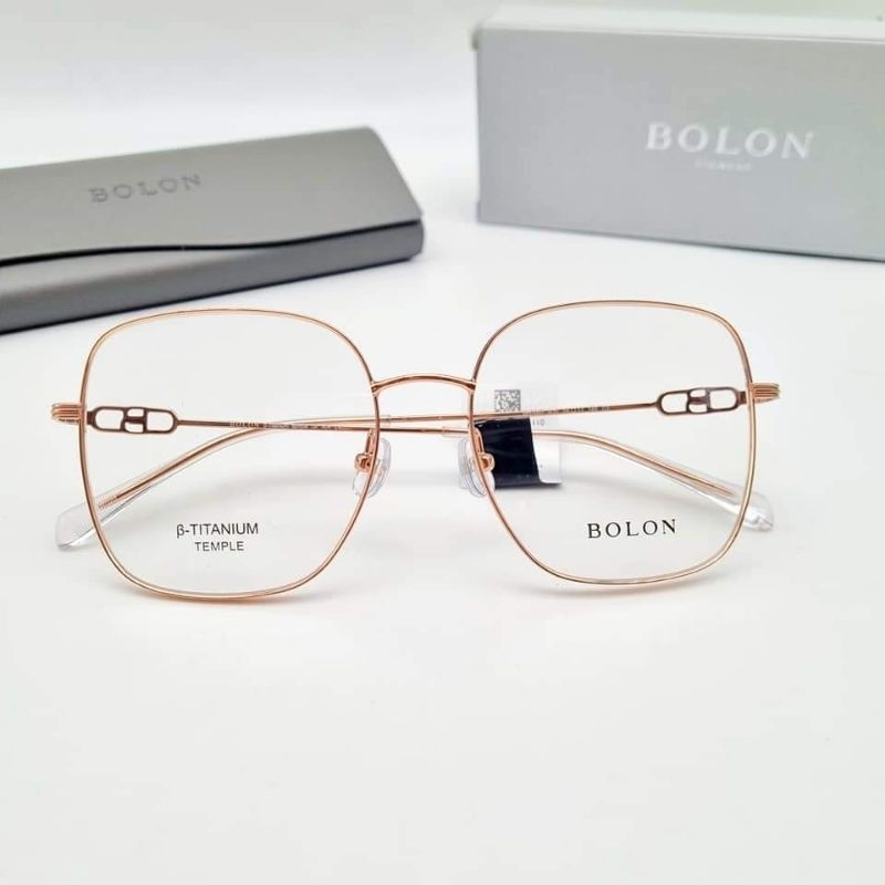 กรอบแว่นBOLON BH7007วัสดุ B-Titanium ทรง Oversizeของแท้พร้อมบัตรรับประกัน นำไปตัดเลนส์ได้