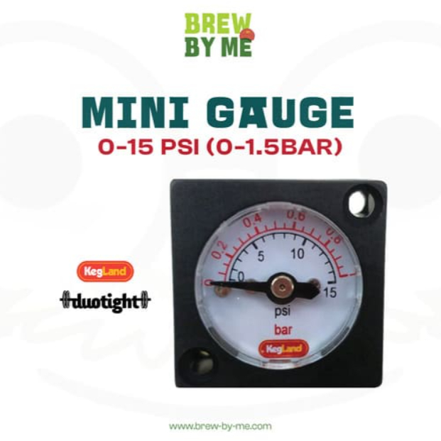 Mini Gauge สำหรับ Inline duotight regulator หรือ blowtie