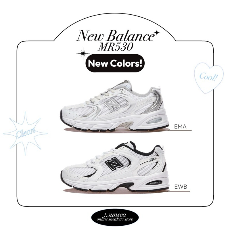 ของแท้ 1000% สีใหม่ NEW BALANCE MR530 ป้ายเกาหลี พรีออเดอร์