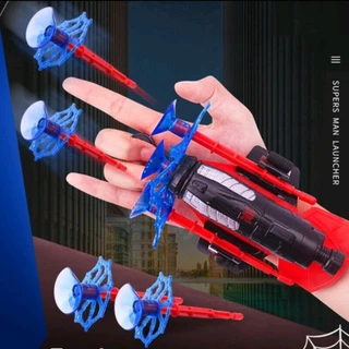 Spiderman Gloves ถุงมือสไปเดอร์แมน ถุงมือปล่อยใย ถุงมือฮีโร่ ของเล่นสวมบทบาทสไปเดอร์แมนเหมาะสำหรับเด็กอายุ 5 ปีขึ้นไป