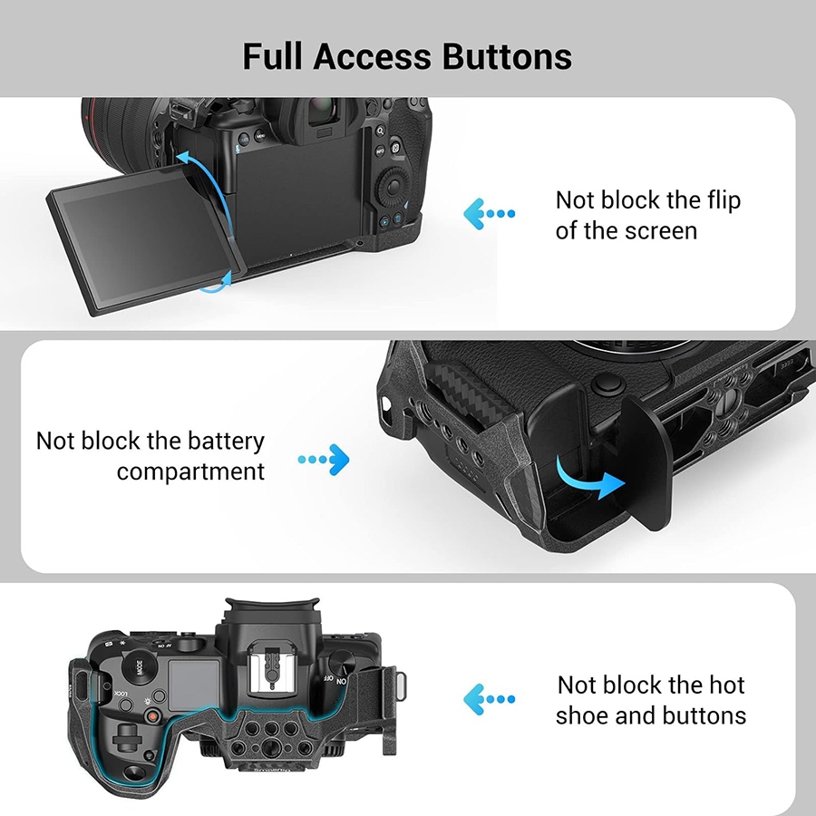 SmallRig [3233] สำหรับกล้อง EOS R5 & R5C & R6 “Black Mamba” Camera Cage