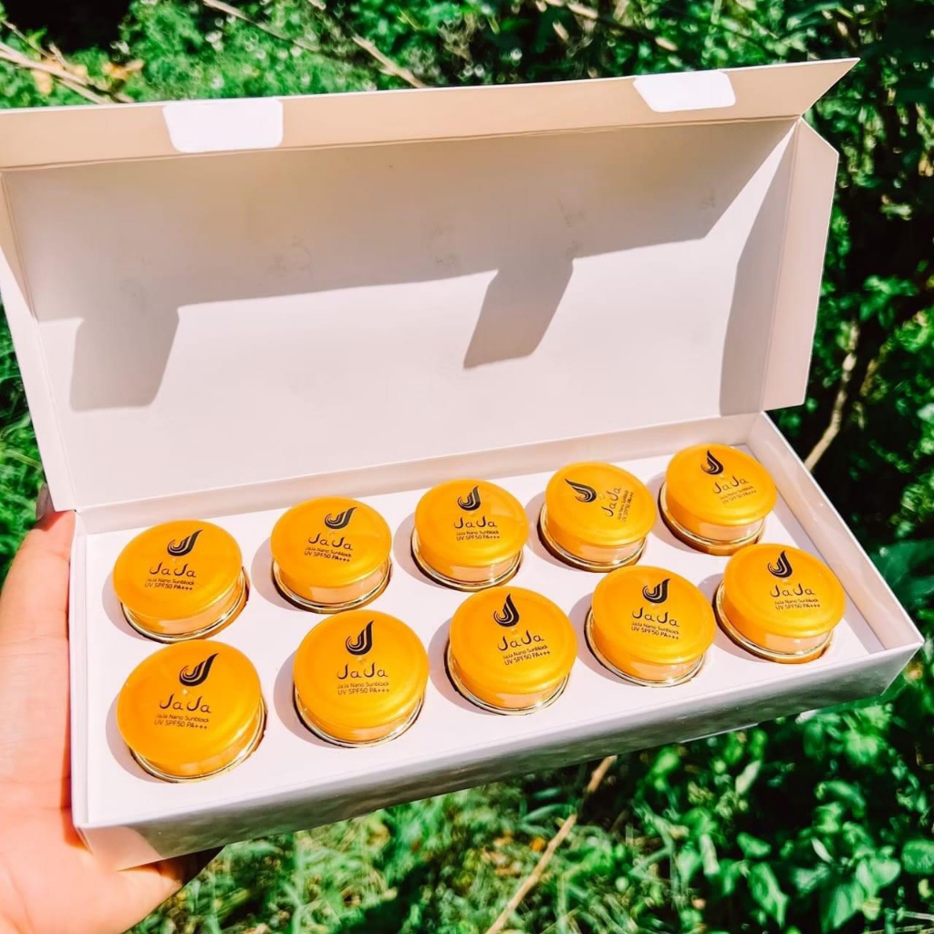 (ยกกล่อง)  กันแดดจ๊ะจ๋า 2 กล่อง มี 12 ชิ้น พร้อมส่ง