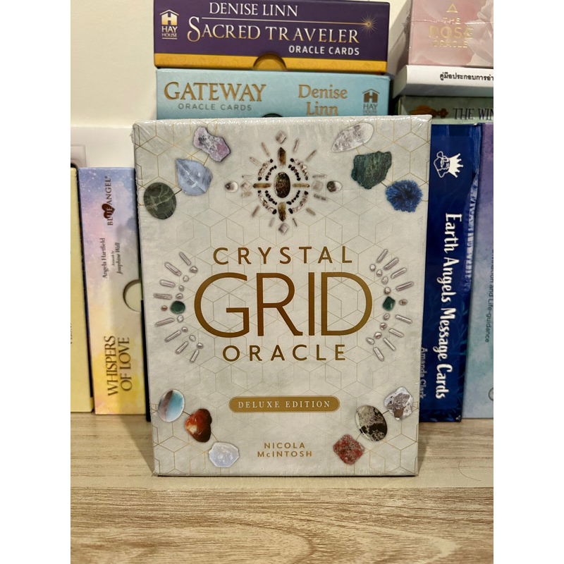 ไพ่ออราเคิลแท้ [มีคู่มือภาษาอังกฤษในกล่อง] Crystal Grid Oracle (Deluxe Edition)