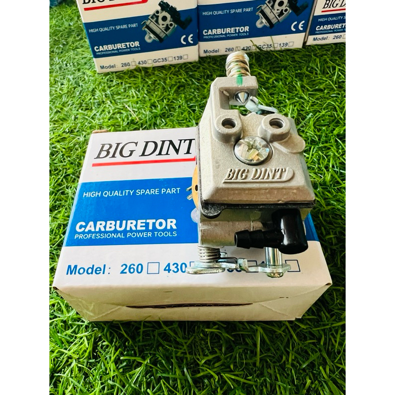 คาร์บูเรเตอร์ เลื่อย 3800 BIGDINT รุ่นใหม่ กล่องน้ำเงิน คาร์บู ใช้กับเลื่อยทั่วไป