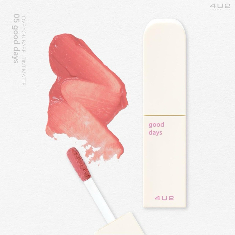 ลิป เบ้บ 𝟒𝑼𝟐 𝑳𝑶𝑽𝑬 𝒀𝑶𝑼 𝑩𝑨𝑩𝑬 𝑻𝑰𝑵𝑻 𝑴𝑨𝑻𝑻𝑬 ‧ แมทเวลเวท ลิป Babe ลิป4U2