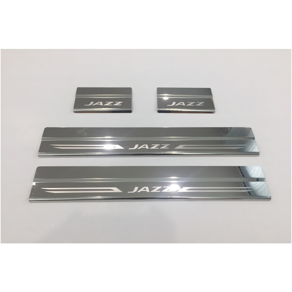 ชายบันไดสแตนเลส/สคัพเพลท ฮอนด้า แจส Honda Jazz 2014 2015 2016 2017 2018 2019