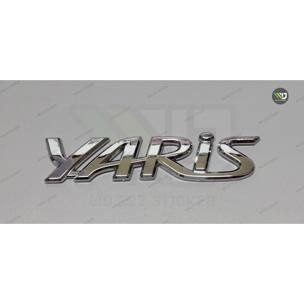 โลโก้ YARIS สำหรับ TOYOTA  **ราคาต่อชิ้น**   **หากมีข้อสงสัยทักแชทก่อนสั่งซื้อสินค้า**