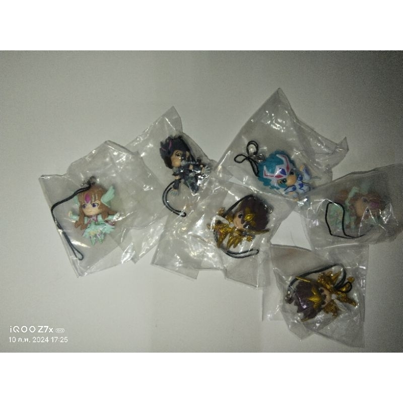 Bandai ของแท้ Gashapon ของสะสม Saint Seiya Omega Ryuho Haruto Soma YUNA Seiya