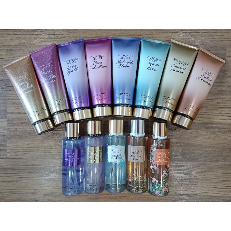 แท้💯%♥️Victoria Secret  Fragrance Lotion & Mist สินค้าทั้งหมดเป็นของแท้ นำเข้าเองจากอเมริกา 💯% และมีเป็นฉลากไทยค่ะ