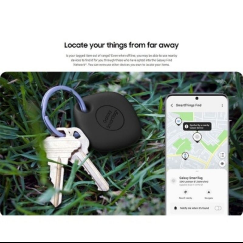 Samsung Smart Tag Plus ของแท้ ,Samsung Smart Tag+,อุปกรณ์ตามหาระยะไกล Samsung Smart Phone เท่านั้น