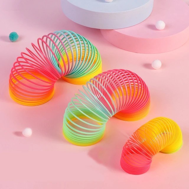 ของเล่นเด็ก Rainbow spring สปริงเรนโบว์ สปริงสายรุ้ง รูปที่ 7