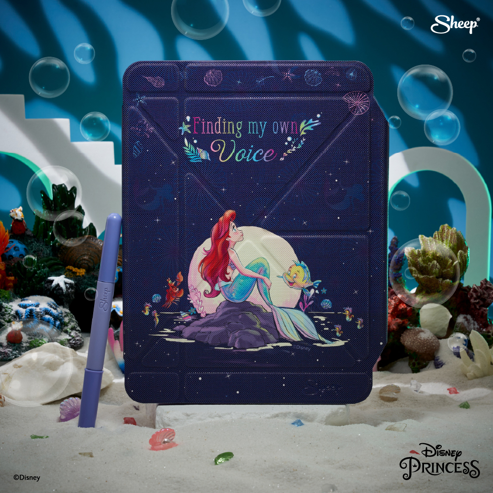 [Disney Reload & People Case Collection]  เคสสำหรับไอแพด ถอดแยกปกได้ People ใส่ปลอกปากกา กันงอกันกระแทกลาย Olaf / Ariel