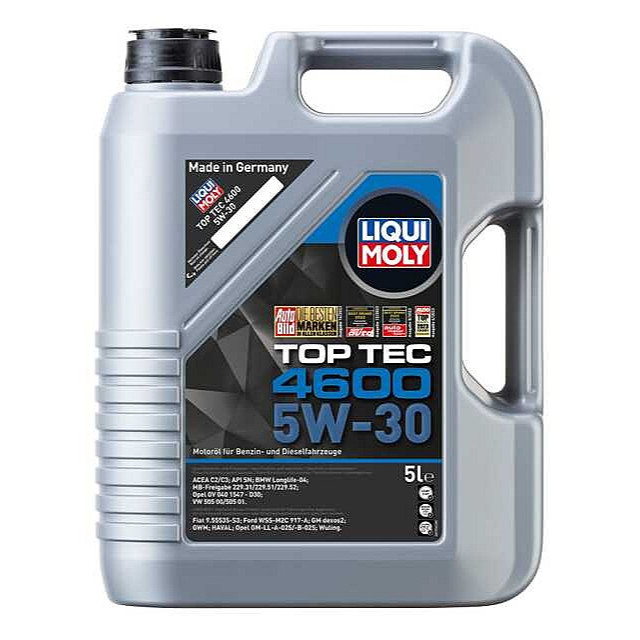 🌈 5 ลิตร ❣️ส่งฟรี ✅ ของแท้ Liqui Moly ไม่มีกรอง น้ำมันเครื่อง 5w-30 Top Tec 4600 5 L