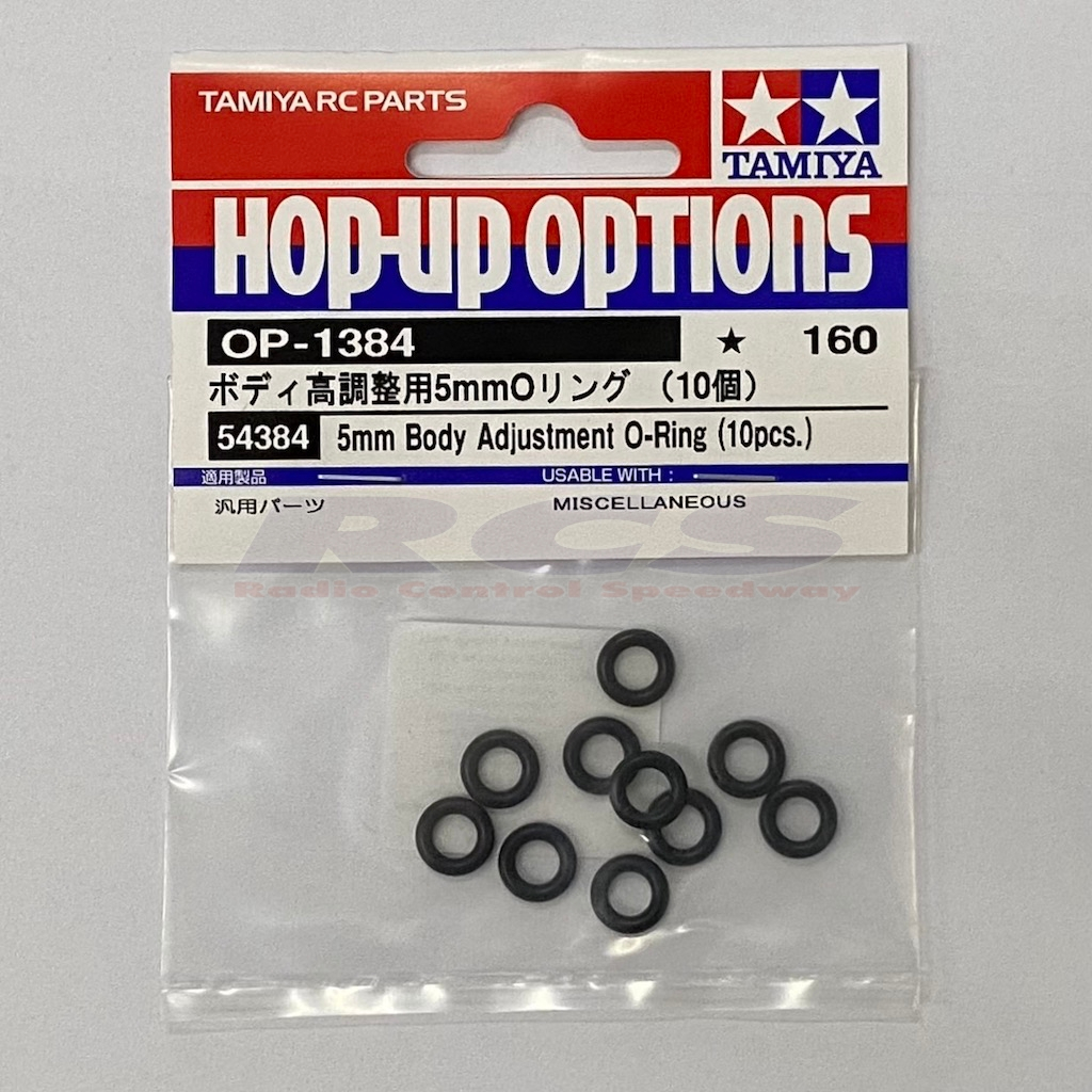 TAMIYA 54384 5mm BODY ADJUSTMENT O-RING (10PCS.)