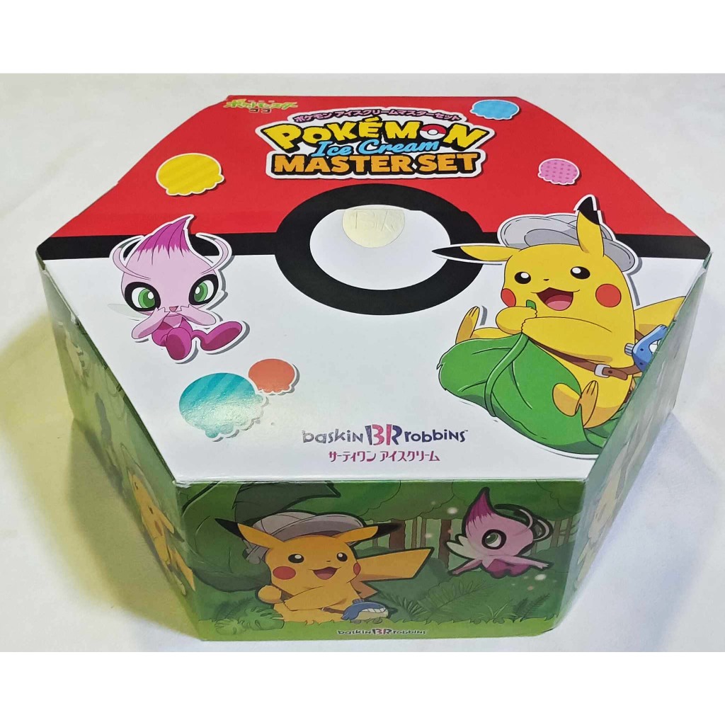 กล่อง Pokémon X Baskin Robbins Japan มี Pokéball 6ลูก