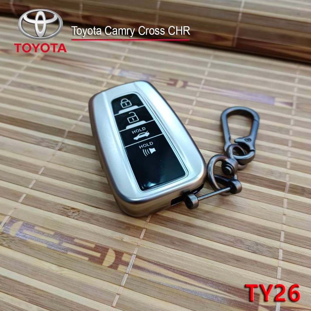 เคสรีโมทกุญแจรถยนต์ TPU สำหรับ TOYOTA CAMRY 2019 COROLLA CROSS / New Toyota Camry / Camry Hybrid 2019 2021 2022
