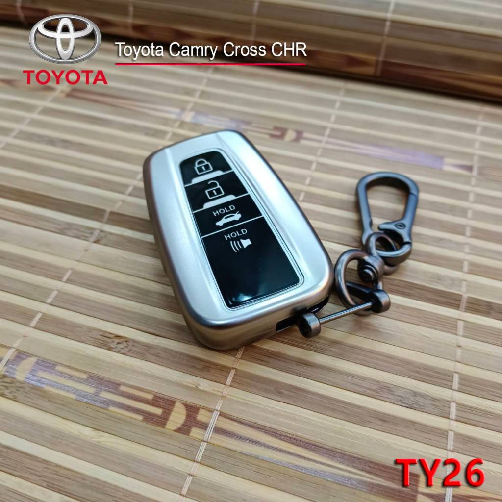 เคสรีโมทกุญแจรถยนต์ TPU สำหรับ TOYOTA CAMRY 2019 COROLLA CROSS / New Toyota Camry / Camry Hybrid 201