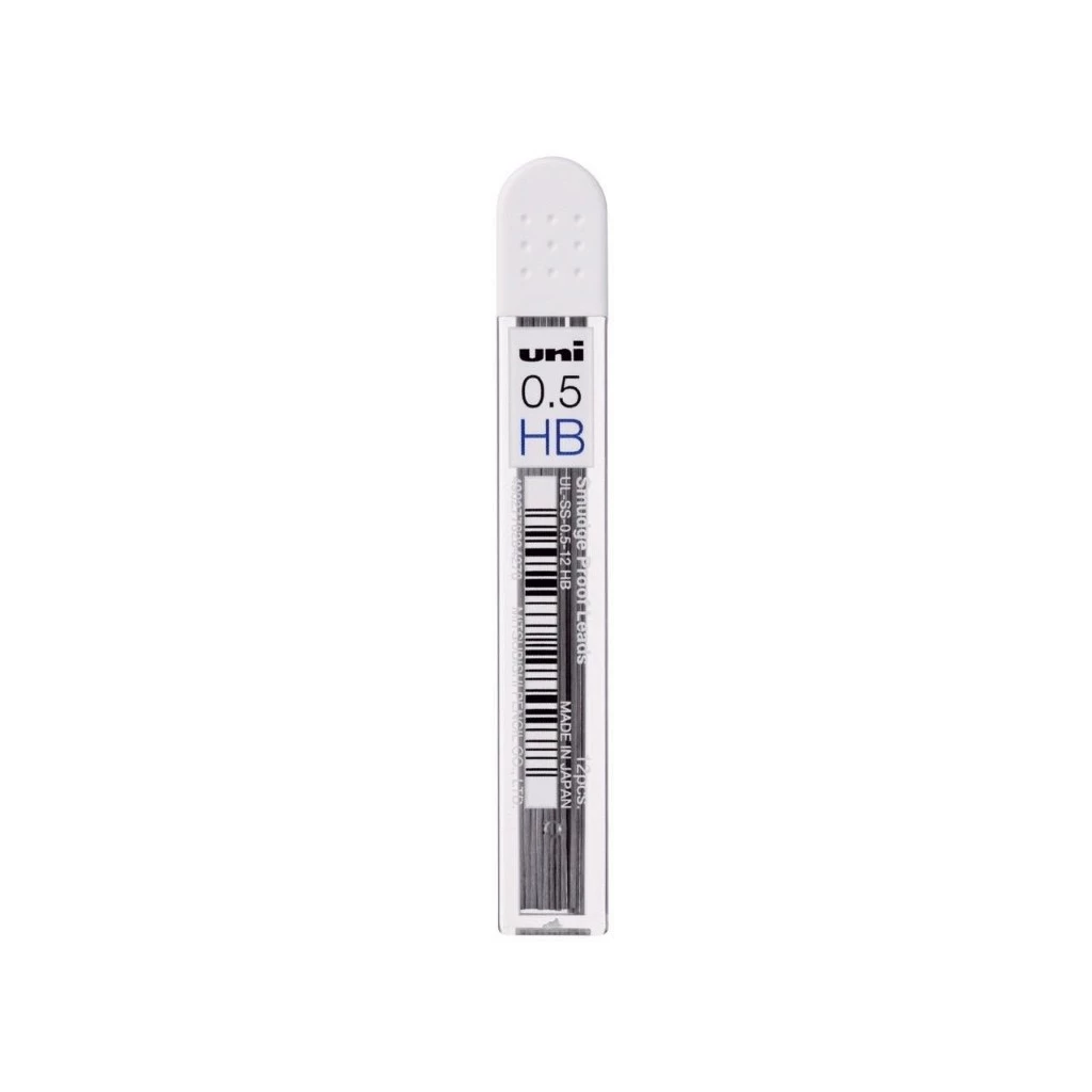 UNI SMUDGE PROOF-LEADS ไส้ดินสอกดยูนิ เขียนลื่น มีเทคโนโลยีป้องกันรอยเปื้อน