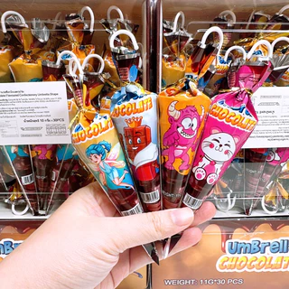 ร่มช็อกโก้ขนมช็อกโกเเลต 1 กล่อง 30 ชิ้น