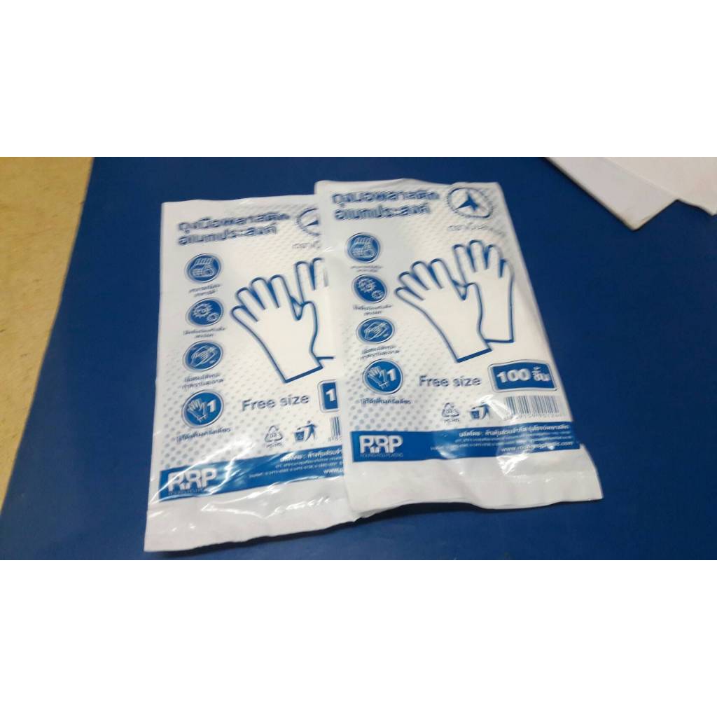 ถุงมือพลาสติกใสราคาถูกคุณภาพดีถุงมืออเนกประสงค์100ชิ้น1ห่อแพ็ค - รูปที่ 5
