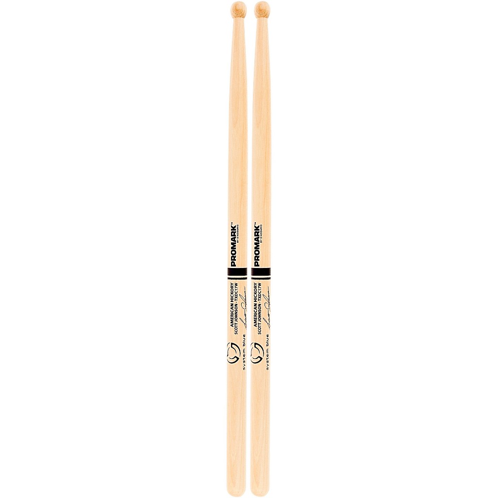 ไม้กลองสแนร์มาร์ชชิ่ง Promark รุ่น TXDC17W “Scott Johnson” ราคา ถูกที่สุด ดีลบีเคเค แกลเลอรีภาพที่ 2