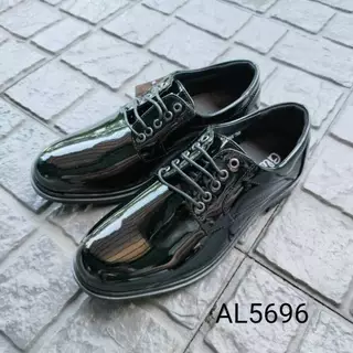 CSB ** มีถึงไซส์ 47 ** รองเท้าหนังผูกเชือก สีดำ CM545 ไซส์ 39-47