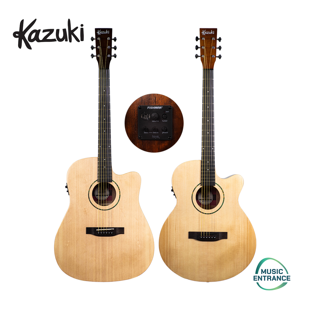 Kazuki Mars Series EQ FM-ISY301 กีตาร์โปร่งไฟฟ้า D2CE Kazuki OM2CE กีต้าร์ โปร่งไฟฟ้า D2 OM2