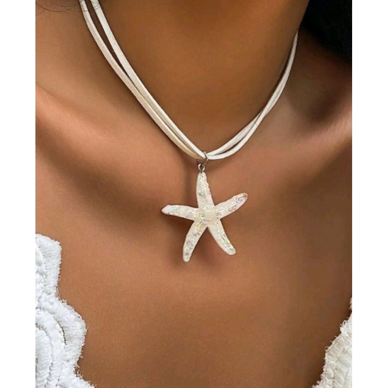 พร้อมส่ง สร้อยคอ จี้ปลาดาว Starfish Necklace