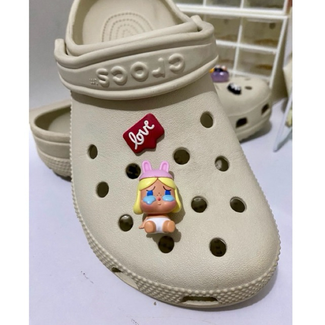 [พร้อมส่ง 🇹🇭] 💢Popbean ของแท้ 💯 จิบบิท jibbitz crybaby  สำหรับติดรองเท้า Crocs‼️( เฉพาะตัว Crybaby PopBean)  #crybaby
