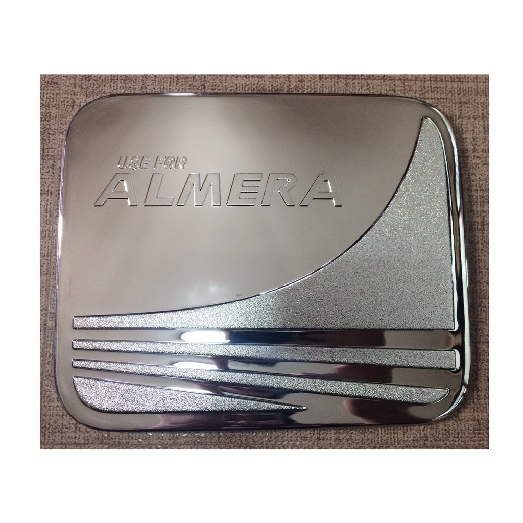 ครอบฝาถังน้ำมัน Nissan Almera 2011-2019 ชุบโครเมี่ยม