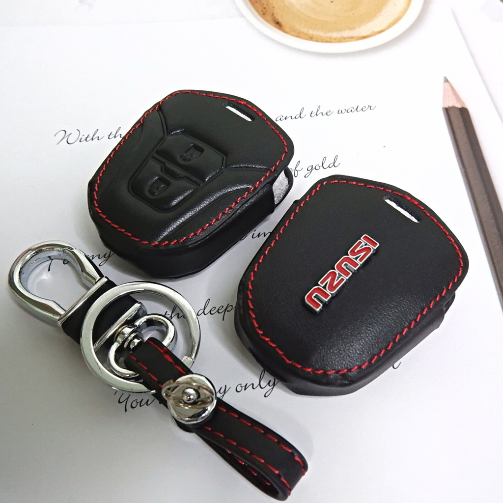 ซองหนังใส่รีโมทกุญแจ อีซูซุ Dmax 2020-2025 ISUZU All New D-max1.9-3.0 ดีแม็ก เคสรีโมท เคสกุญแจ
