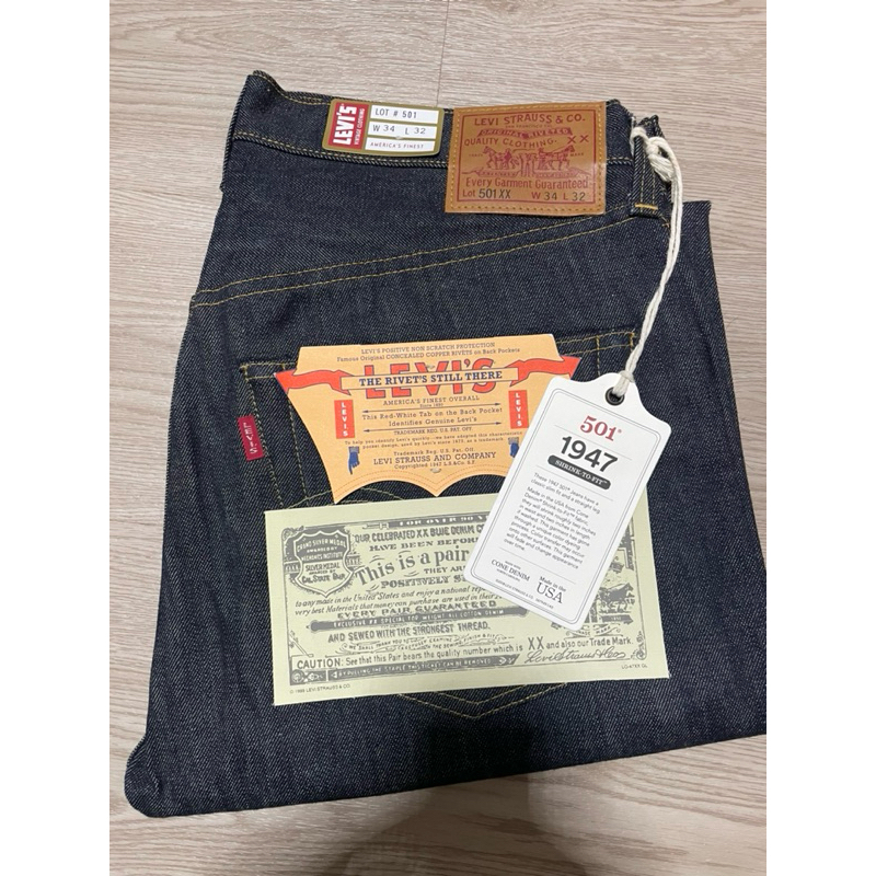Levis 501bigE LVC 1947  made in usa (Size34x32)