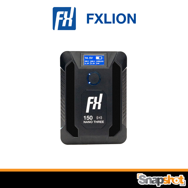 FXLION NANO THREE WIRELESS 150Wh 14.8V V-Mount Battery ประกันศูนย์ 1 ปี V Mount Battery FX LION (NAN