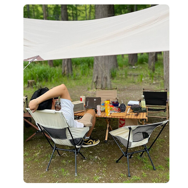 DoDo เก้าอี้แคมป์ปิ้ง พับเก็บได้ เก้าอี้พับ ปิคนิคกลางแจ้ง รับน้ำหนักได้500kg - รูปที่ 5