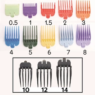พร้อมส่งในไทย ฟันรอง หวีปัตตาเลี่ยน ชุดฟันรอง10ชิ้น เบอร์ 0.5-8 จัดส่งภายใน 1 วัน (ขายทั้งเซ็ตและแยกเบอร์)