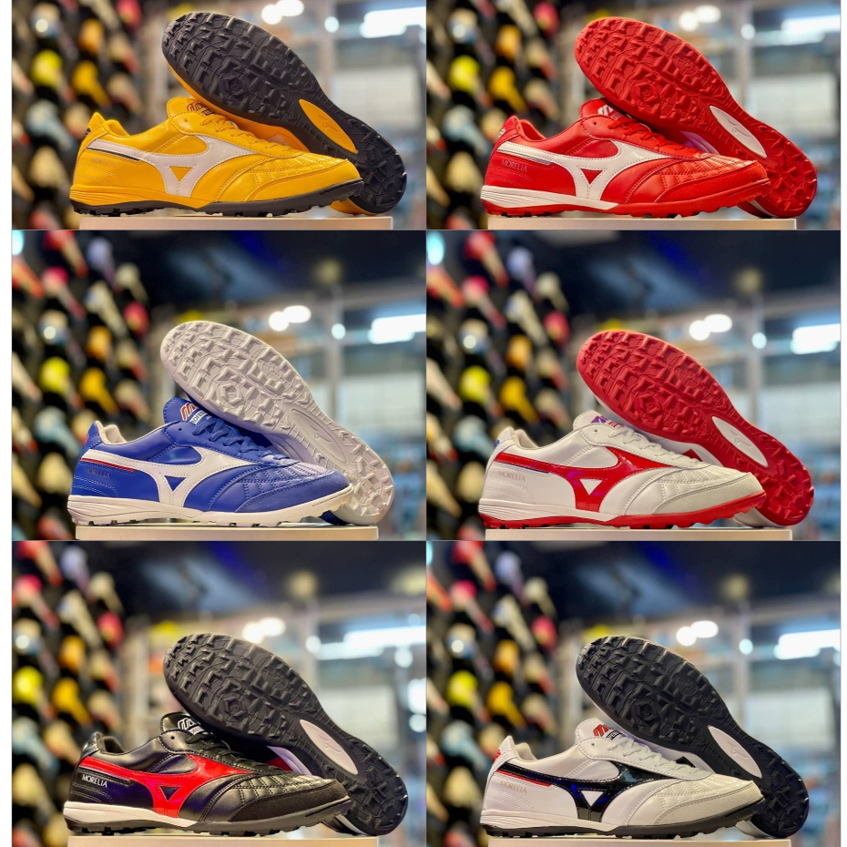 รองเท้า ฟุตบอล มิซูโน่ Mizuno นก ร้อยปุ่ม 100 ปุ่ม ใส่ไม่ได้เปลี่ยนได้ ถ่ายจากสินค้าจริง แถม ฟรี ถุงผ้า + ดันทรง + กล่อง