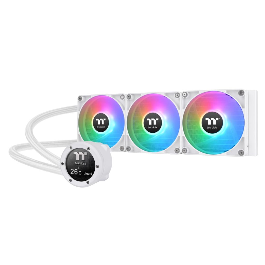THERMALTAKE TH360 V2 Ultra ARGB Sync All-In-One Liquid Cooler - Snow Edition (CL-W405-PL12SW-A)