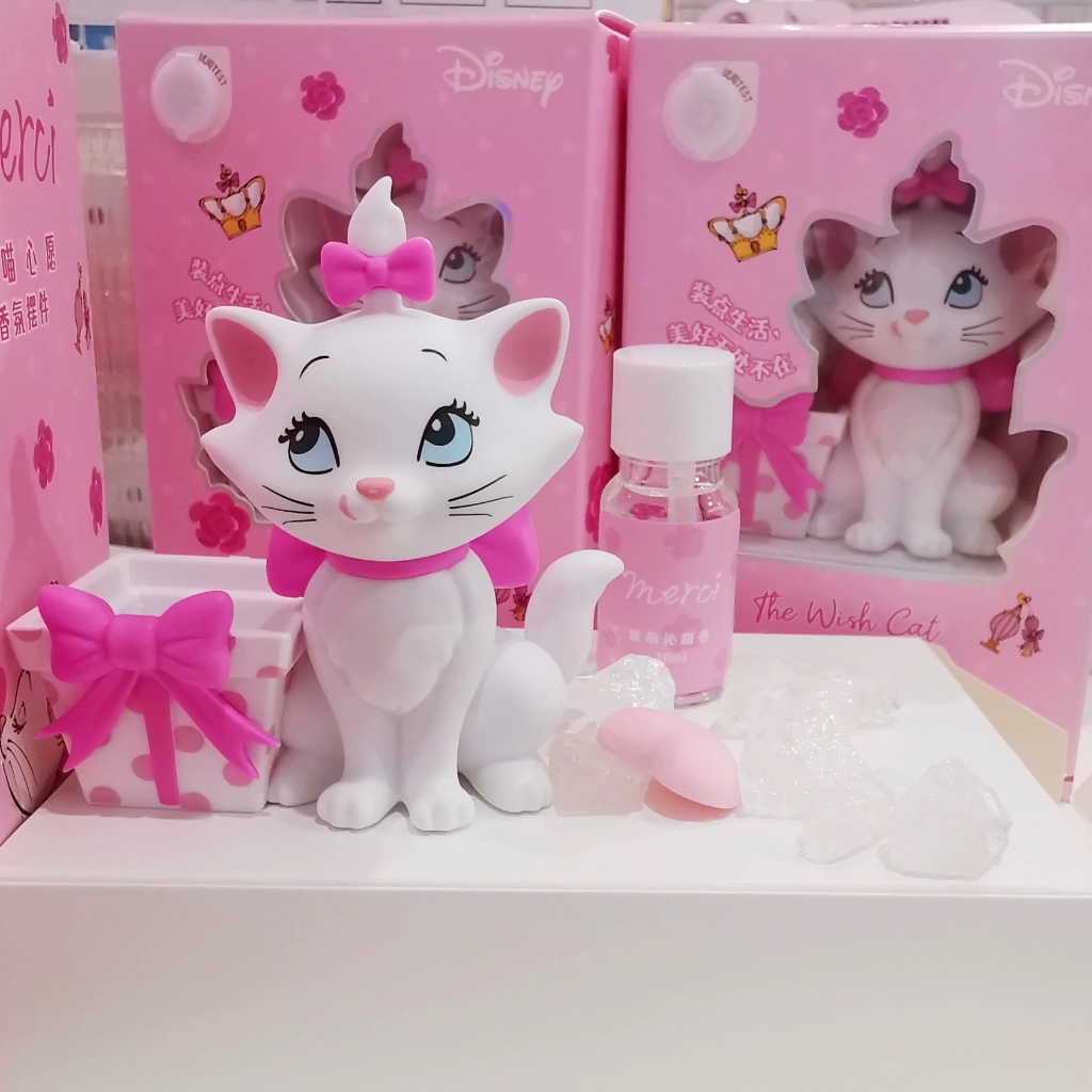 SALE 🔥 MINISO Disney Marie The Wish Cat น้ำหอมในห้อง ลิขสิทธิ์แท้ 🐈💖 ของสะสม แมว ดิสนี่ย์ ของตกแต่งห