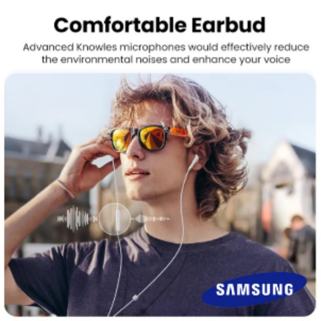 หูฟัง สมอลทอล์ค Samsung Type-C แท้ สำหรับ ซัมซุง S24 ไทป์ซี รูปทรงสวมใส่สบาย เสียงดี เบสนุ่ม ปรับระดับเสียงได้