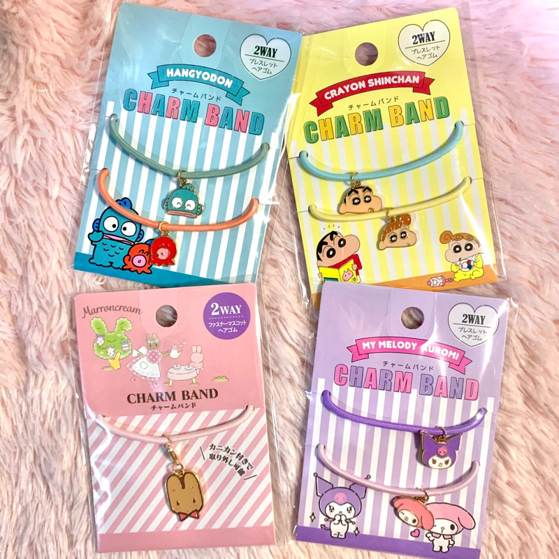 [ลายใหม่เข้าเพิ่มค่ะ ] พร้อมส่ง หนังยางรัดผม ซานริโอ้ Sanrio Bracelet Hairband ลิขสิทธิ์เเท้ สินค้าหิ้วจากญี่ปุ่น