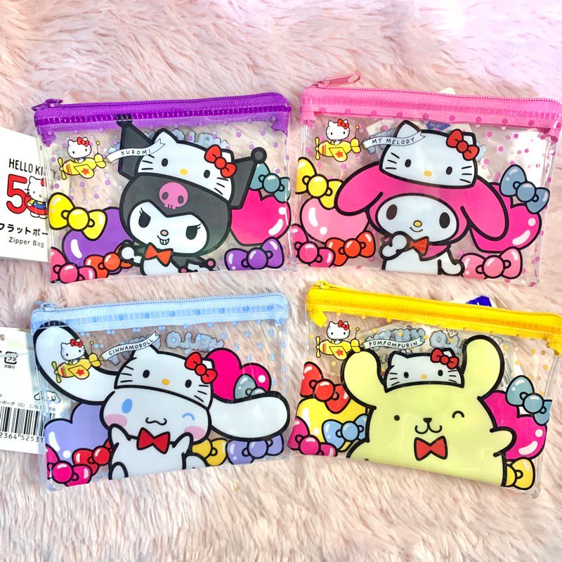 ลายใหม่เข้าเพิ่มค่ะ 🎀 กระเป๋าเงิน ลายซานริโอ้ คอลเลคชั่น Kitty 50th Anniversary 