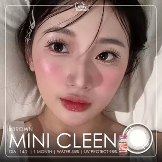 🔥คอนแทคเลนส์ ✨ขนาดมินิ ✨Brown / Black✨Mini cleen (kittykawaii)