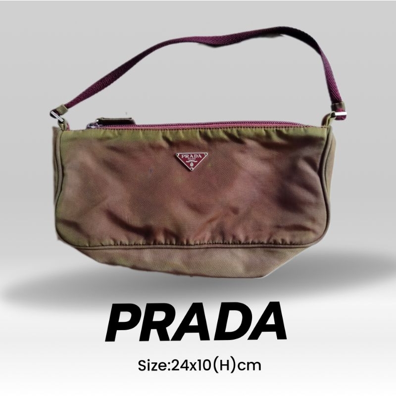 กระเป๋าถือPrada vintageแท้มือสอง