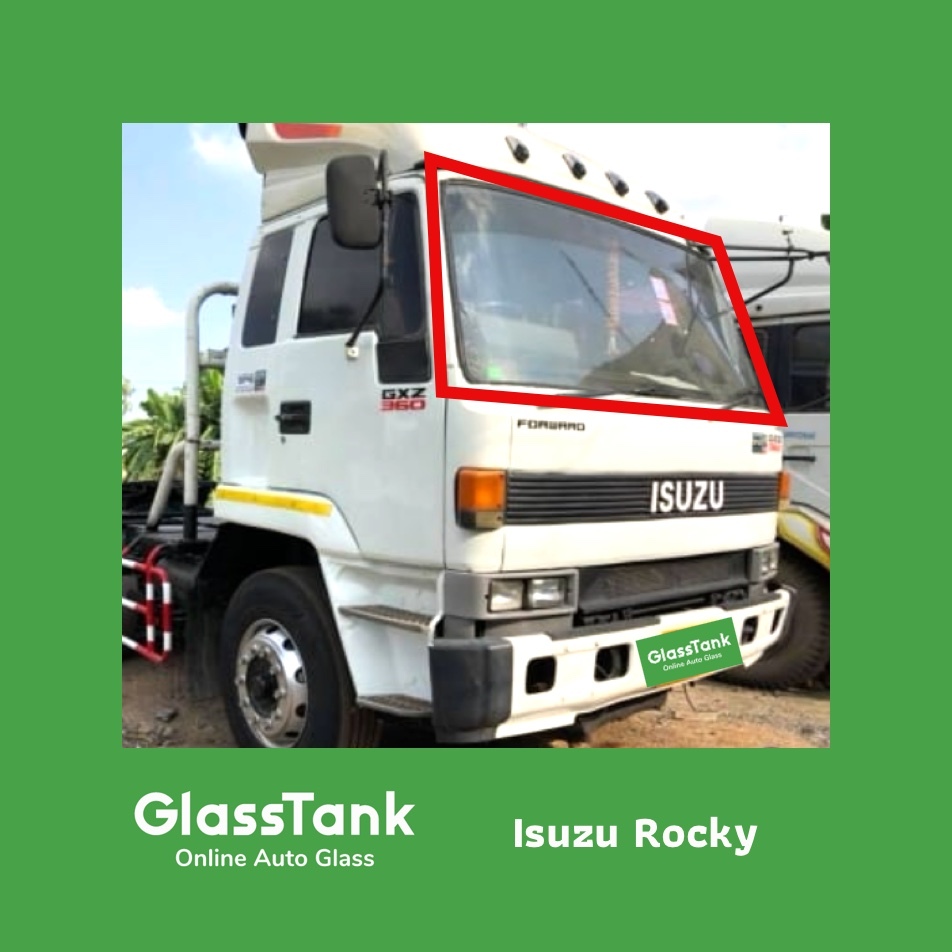 กระจกหน้า ISUZU Rocky อีซูซุร็อคกี้ กระจกรถสิบล้อ กระจกรถบรรทุก