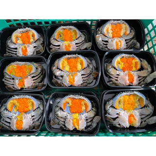 (วันที่ได้รับสินค้าแจ้งในแชท) ส่งฟรี✅ เซ็ตปูไข่ดองล้วนๆส่งฟรีทั่วประเทศ ไซส์ M 5กล่อง แถมน้ำจิ้มซีฟู้ด