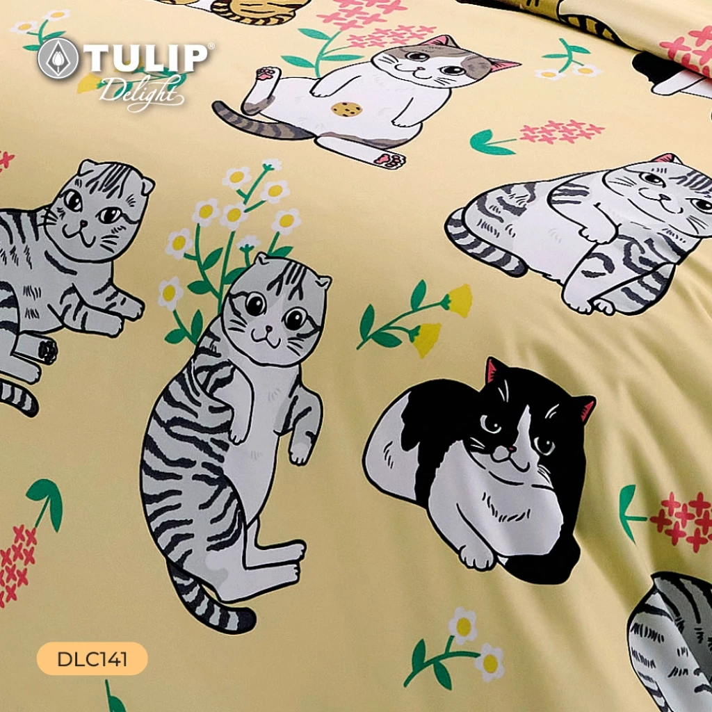 ชุดผ้าปูที่นอนผ้านวม TULIP Delight ลายทูนหัวของบ่าว DLC141 thumbnail 4