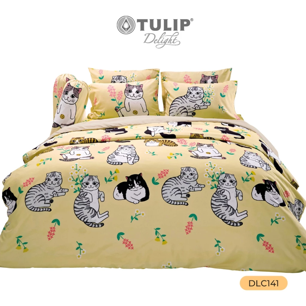 ชุดผ้าปูที่นอนผ้านวม TULIP Delight ลายทูนหัวของบ่าว DLC141 thumbnail 5