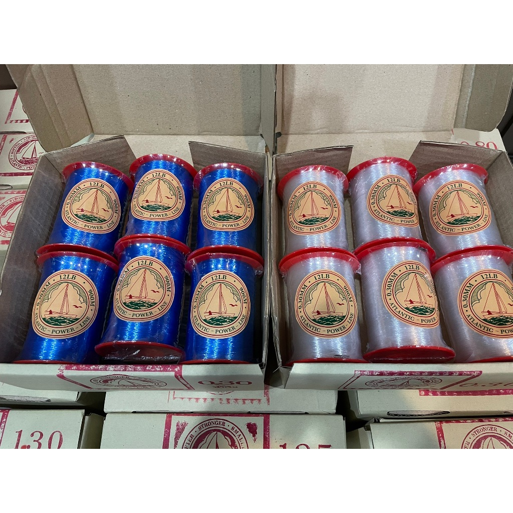 **แบรนด์ไทยแท้** เอ็นตราเรือใบ 10LB-140LB,0.30-1.60มิล 1ม้วน น้ำหนัก100กรัมทุกขนาด / Nylon roll 0.30-1.60mm
