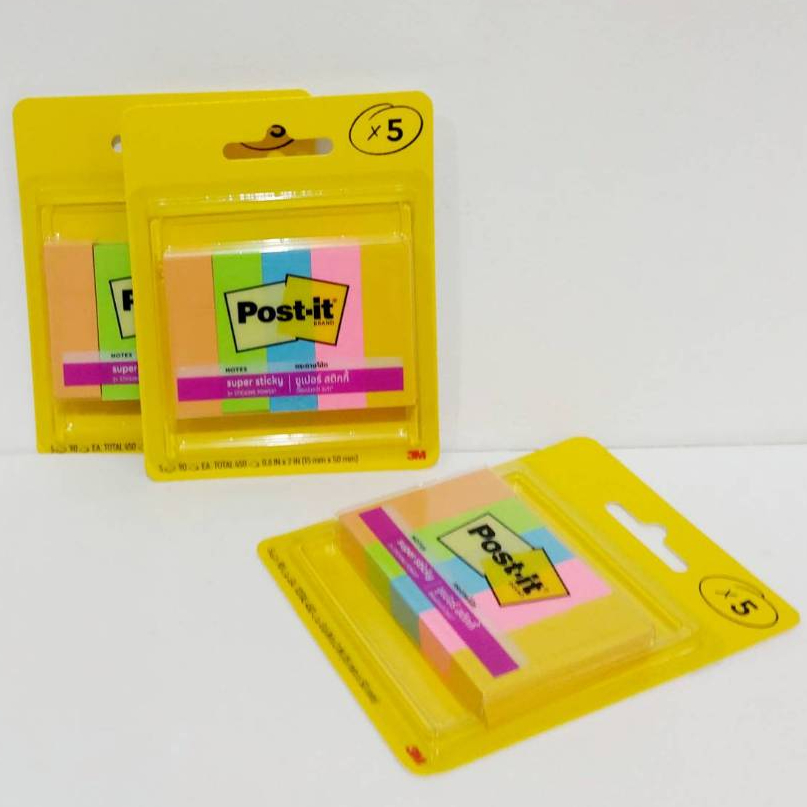โพสต์อิท เพจ มาร์ก (กระดาษ)รุ่น670-5SSAU ขนาด 15มม*50มม